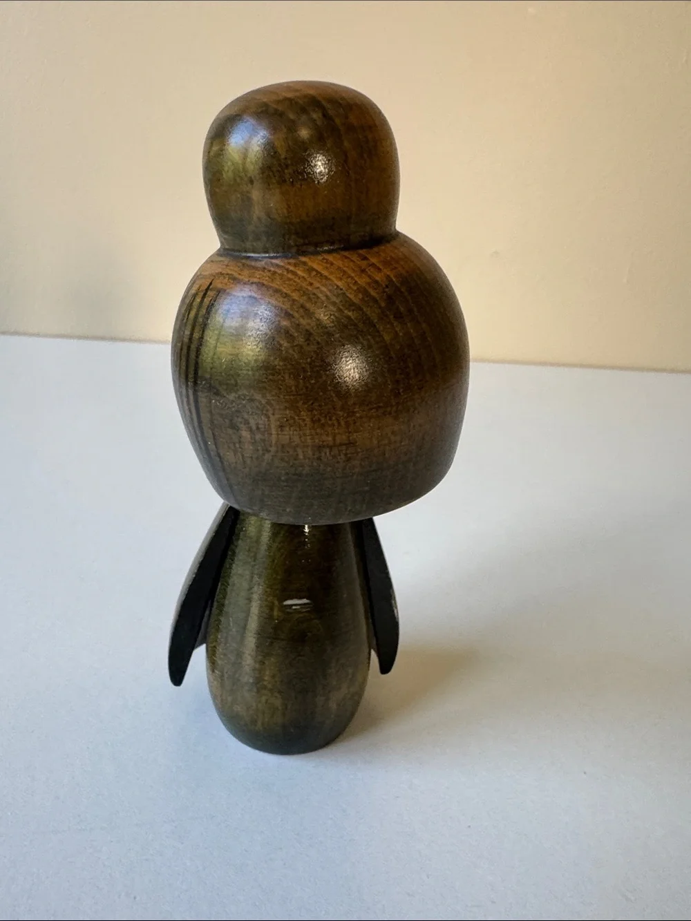 Bundle of 3 Hand Painted Vintage Japanese Kokeshi Dolls - Natural Wood - Picture 13 of 14